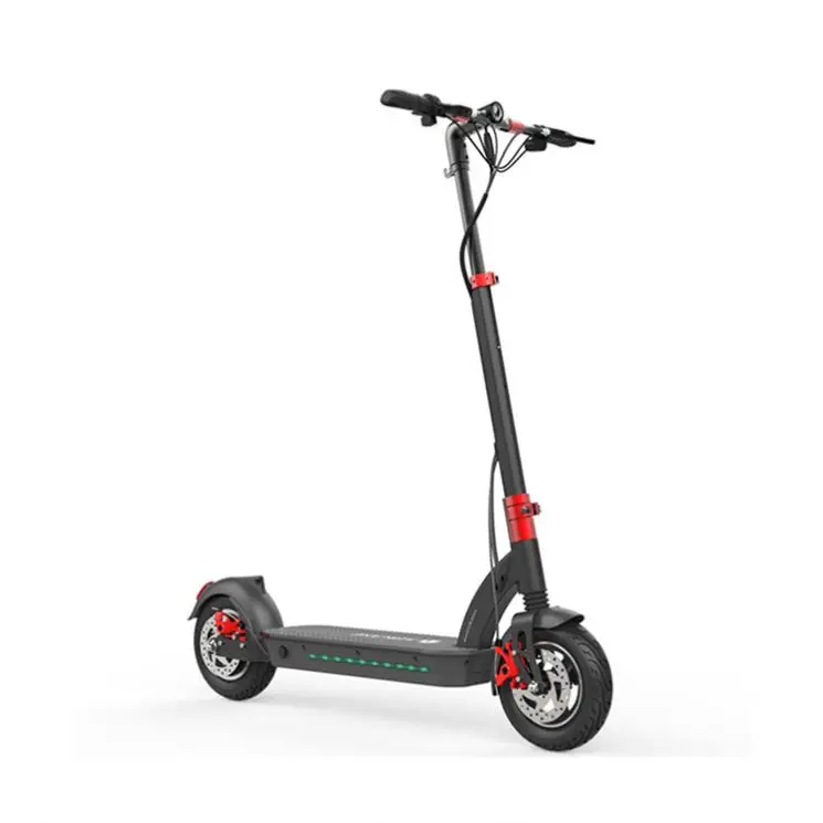 

High Quality Battery 350W Fast Mobility 2 Wheel Stand Up 36V10ah 10 Inch Max Speed 45Km Electric Scooter, Black + red