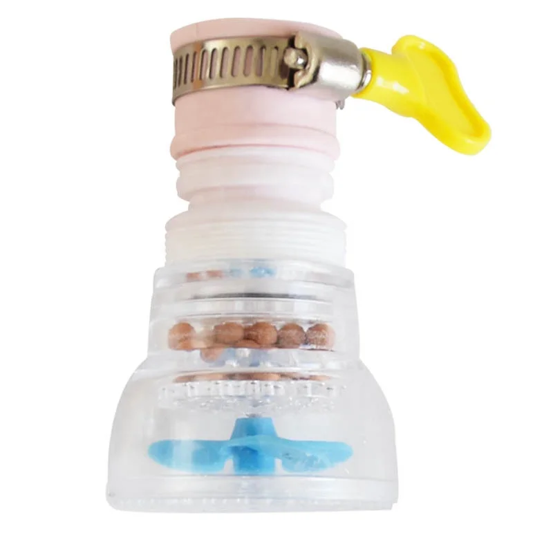 

360 degree rotatable kitchen faucet plastic rotating faucet extender hand washing high pressure spray faucet, As shown