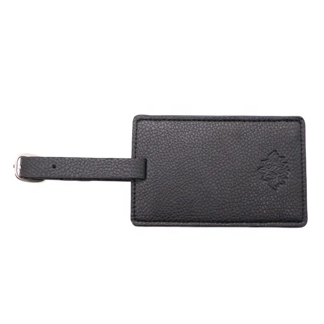 

best unisex black cheap cardboard with logo custom airplane travel luggage tag buckle