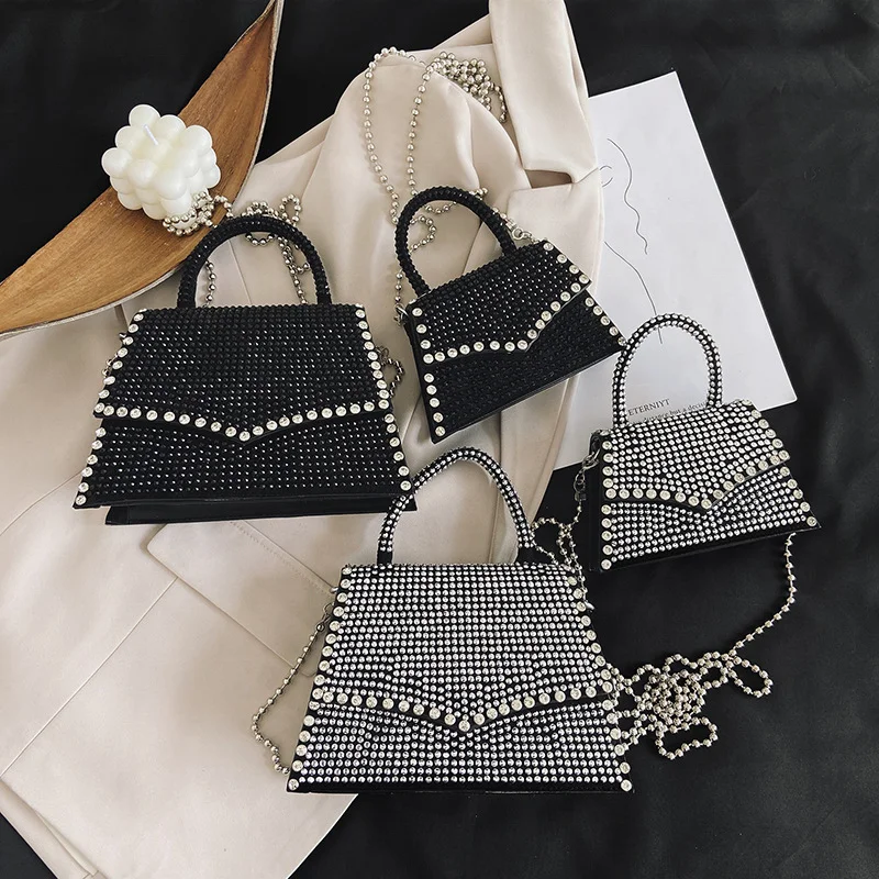 

Rhinestone bag women hand bags designer handbags famous brands handbags for women luxury purses 2020, 2 colors