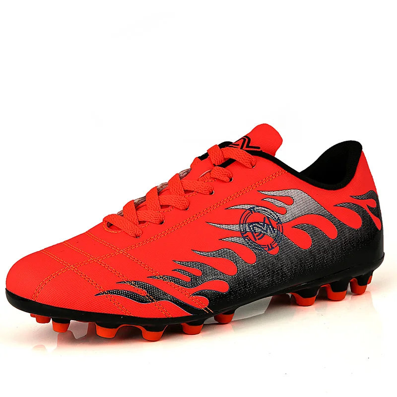 

2021 hot sale fashion broken nail football shoes children training shoes  Soccer Shoes, Black,orange,green