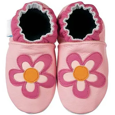 
Soft Leather Baby Shoes Suede Sole 