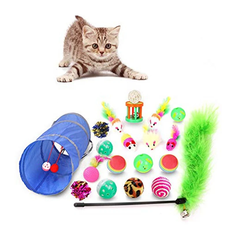 

wholesale cat accessories pet toy pack set interactive cat toy, Picture