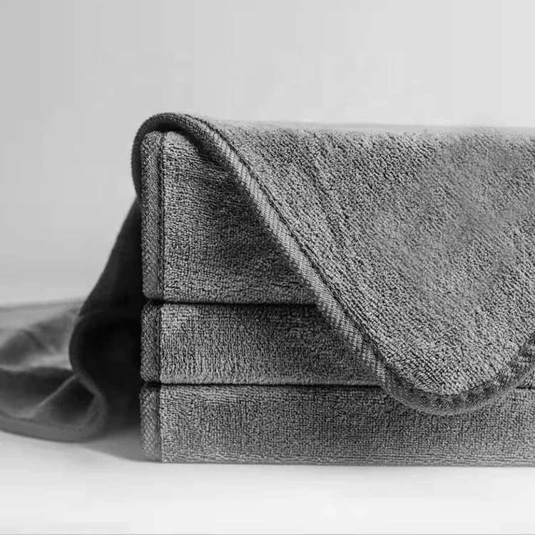 

Doubleside car wash towels car wash cleaning towel microfiber drying towel car wash, Light grey