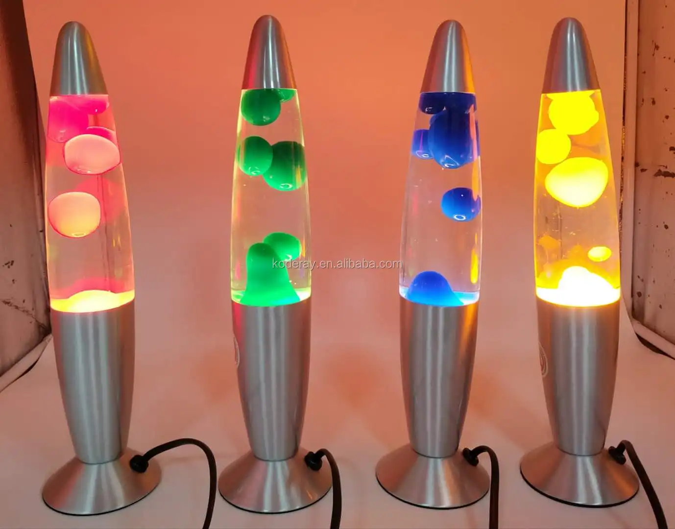 Promotional Items Fashion Float Beside Mini Glitter Rocket Desk Light