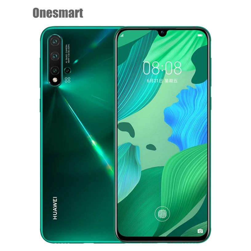 

New Mobilephone celular Huawei nova 5 Pro SEA-AL10 48MP Triple Cameras 8GB 256GB 6.39 inch Quad Cameras huawey smart phones 4g