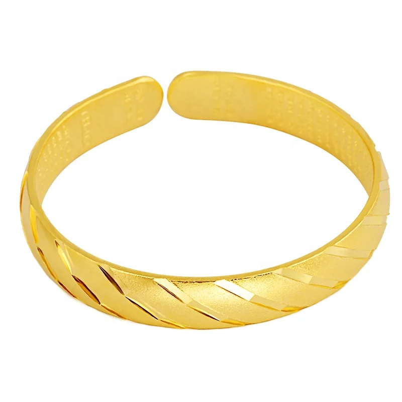 

Gypsophila Fashion Women's Bangles Simple Frosted Open Bangles, Picture