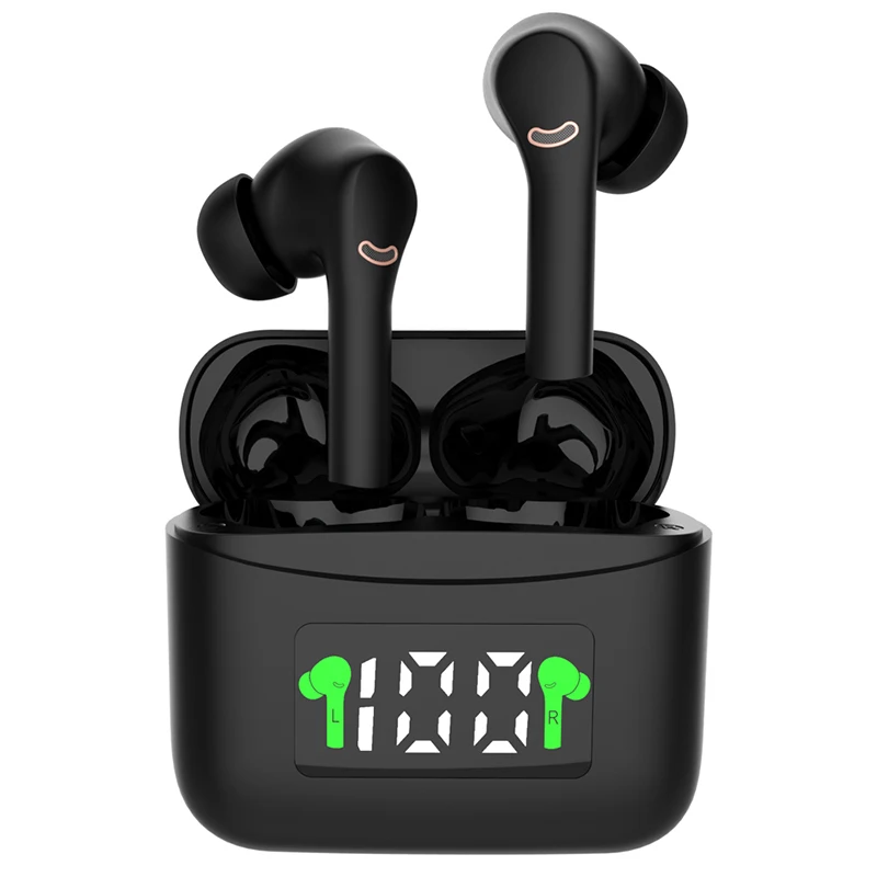 

J5 tws Wireless Earphone LED Digital BT5.2 Headphones Sport Waterproof 6D stereo Earbuds Touch Control Gaming Headset PK i12