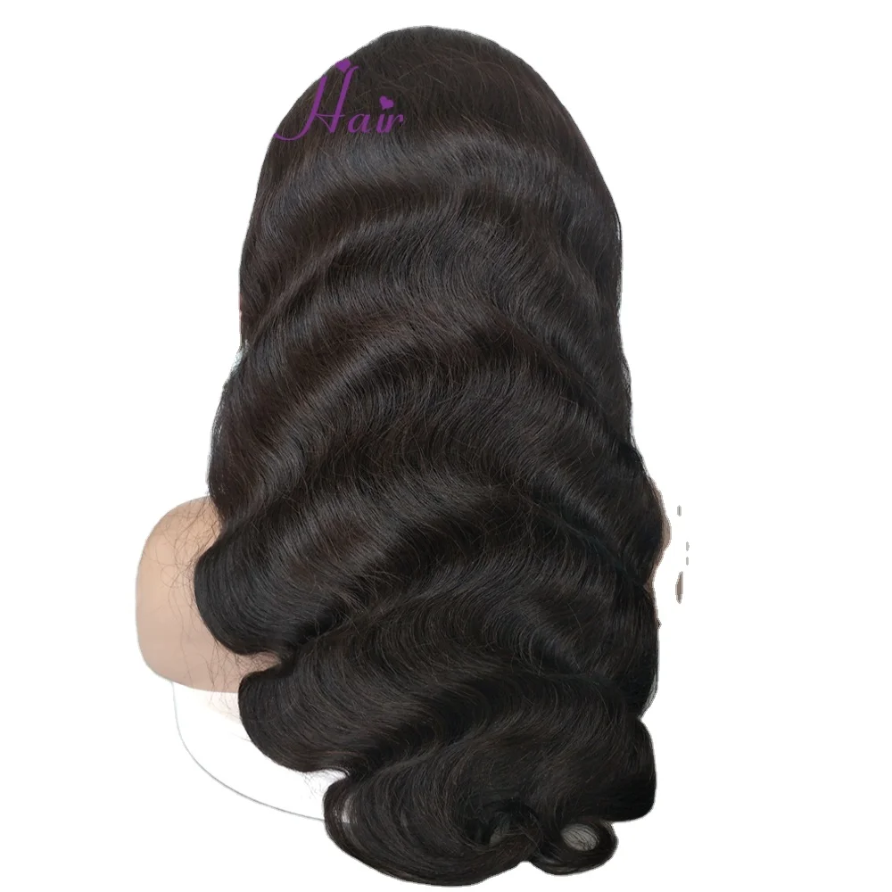 

100% Manufacturers Virgin Body Wave Can Be Dyed Any Color Full Lace Wig