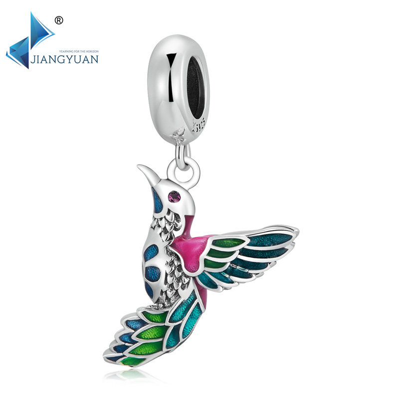 

SCC2126 new trendy 925 sterling silver jewelry kingfisher pendant charms