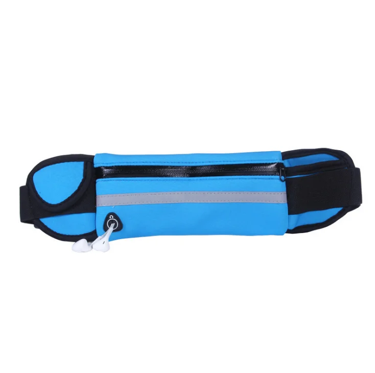 

Neoprene Waterproof Fitness Fanny Pack Elastic Running Belt Sports Waist Bag With Bottle Holder, As pic