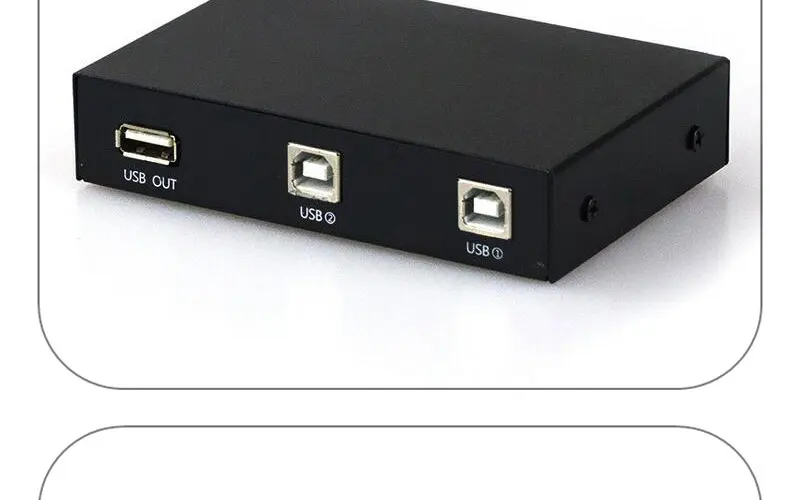 A/B Switch USB3.0 Manual Sharing Switch for USB Device USBHUB Printer Scanner Two Computers 