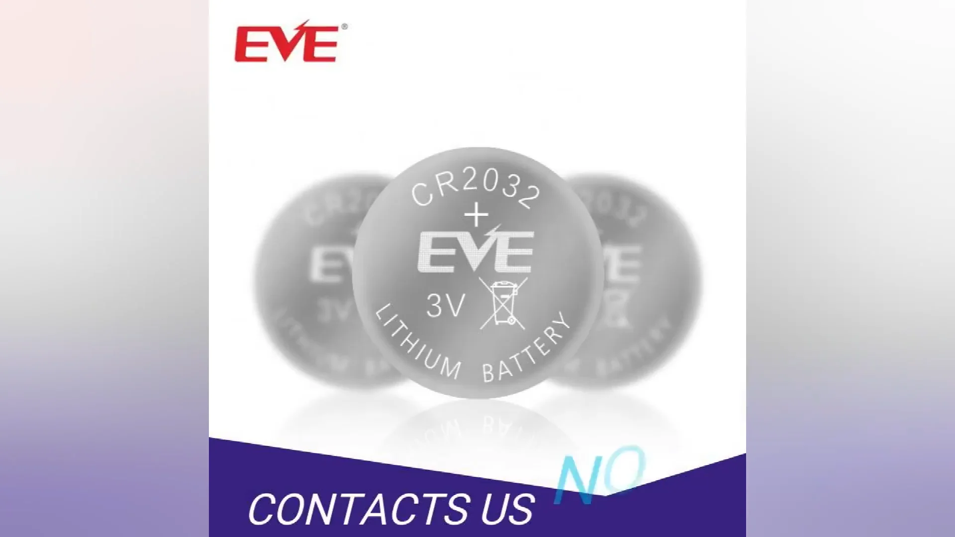 Eve Cr2032 Coin Limno2 Batteries 3.0 V 225 Mah Button Lithium Battery