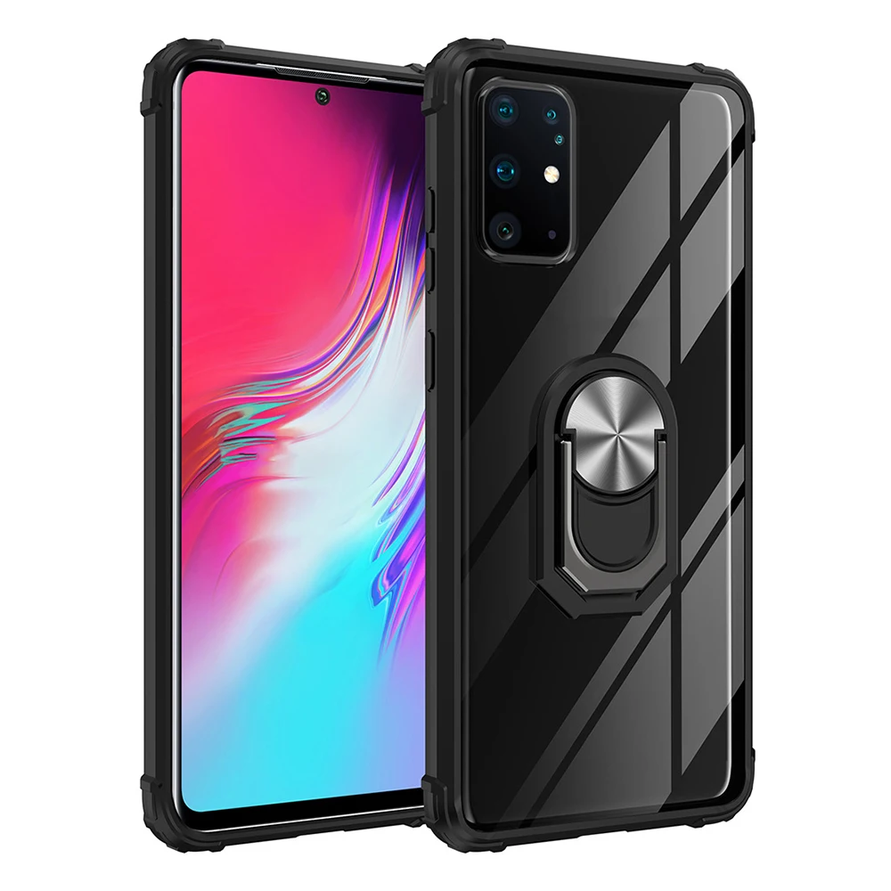 

Magnetic Phone Holder Ring Case Armor protective cover For Samsung Galaxy S20 S10 Plus