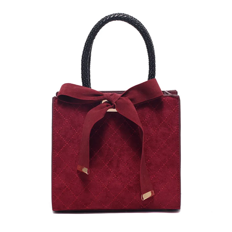 

Wholesale Messenger Women Bag With Bow Winter And Autumn New Crossbody Handbag Ladies Elegant Sling Shoulder Bag Women Y16097, Accept customized color