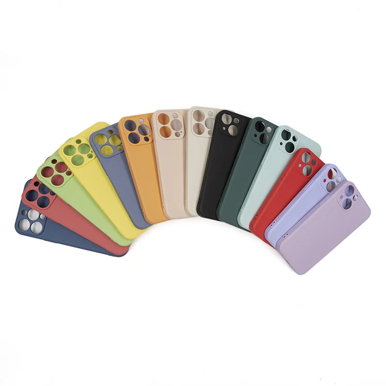 

2021 Hot Sale Original Silicone Case for iPhone 11/11 Pro/11 Pro Max Colorful Microfiber Matte TPU Mobile Cover for iPhone 12
