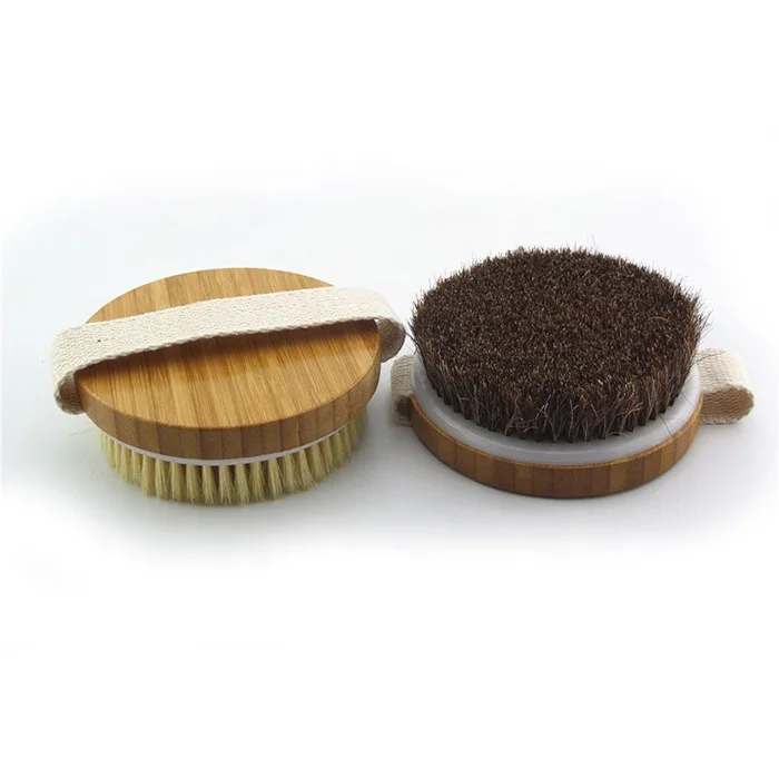 

Natural Sisal Bristle Cellulite Exfoliating Body Smoother Dry Skin Bath Brush, Customized color