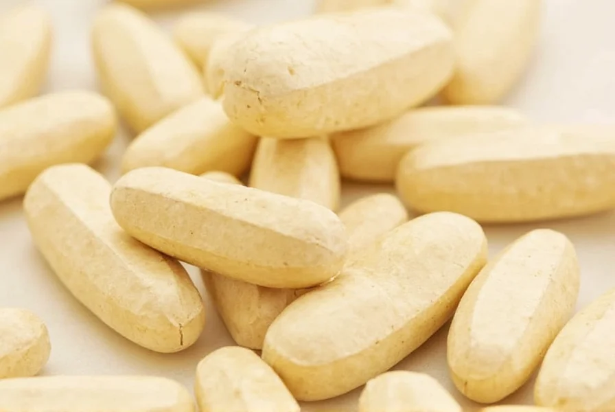Close-up view of ginger root capsules next to fresh ginger rhizome showing comparison between supplement form and natural source