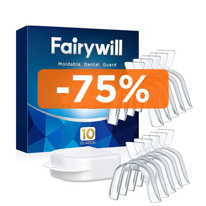 

Fairywill FW 445 Multi Use Moldable Mouthpiece Teeth Whitening Grinding Mouth Guard Tray for Clenching Grind Dental Bite Splint