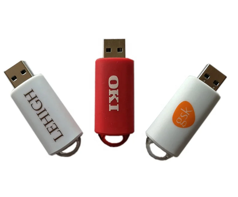 

Wholesale Retractable USB Flash memory stick pen Drives with customized logo for pharmacy hospital shipping company promotion