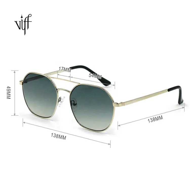 

VIFF High Quality Men 2020 Sunglasses HM18254 Custom Logo Metal Frame 2021 Popular Trendy Sunglasses for Men