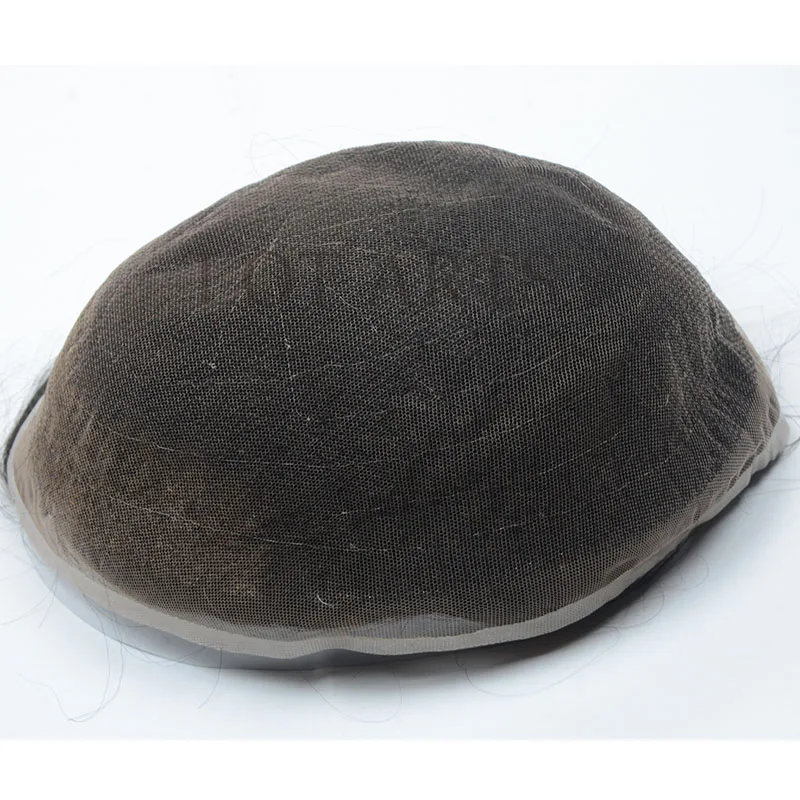 

full swiss lace men toupee in stock toupee 8x10 6inch human hair toupee for men
