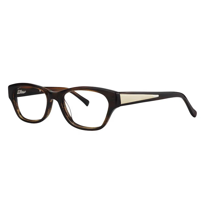 

Drop Shipping Good Quality Acetate Spectacles Optical Eyewear Eyeglasses Frame, Brown