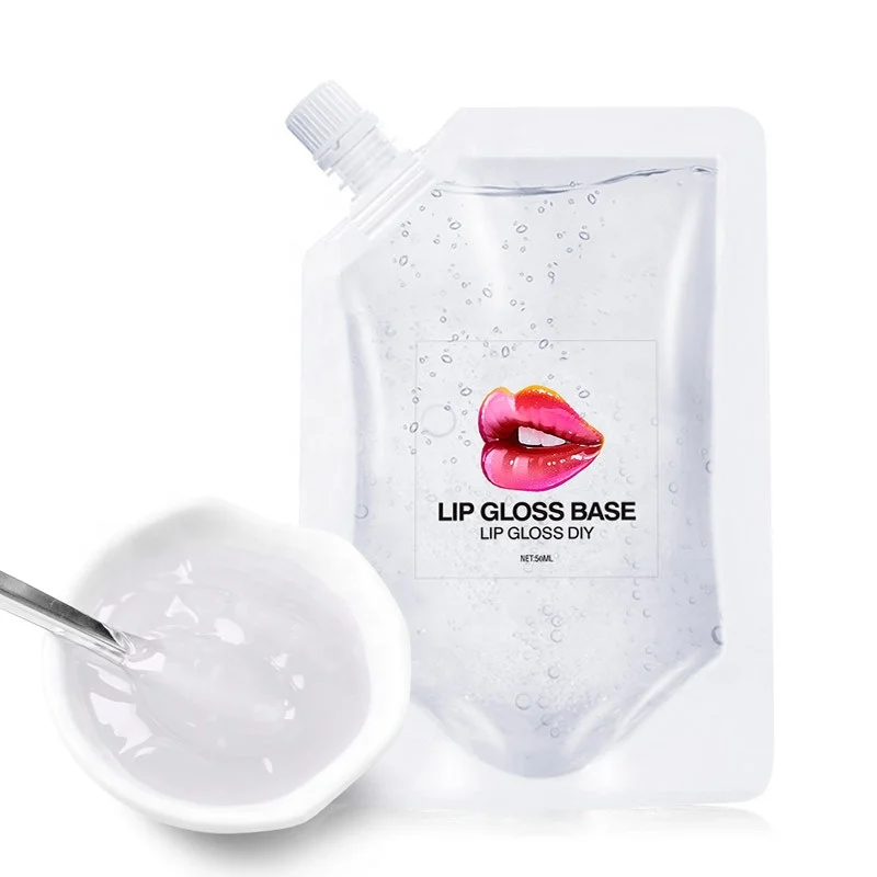 

LOW MOQ HOT DIY Lip Gloss Base Oil Non-Stick DIY Lip Stick Raw Material Gel For Handmade Lipgloss Base