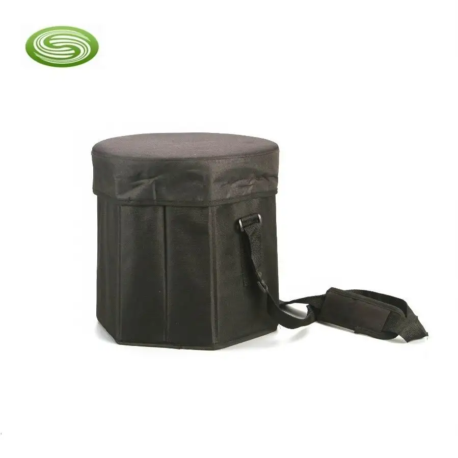 Folding Ice Bucket Collapsible Picnic Foldable Cooler Bag With Chair