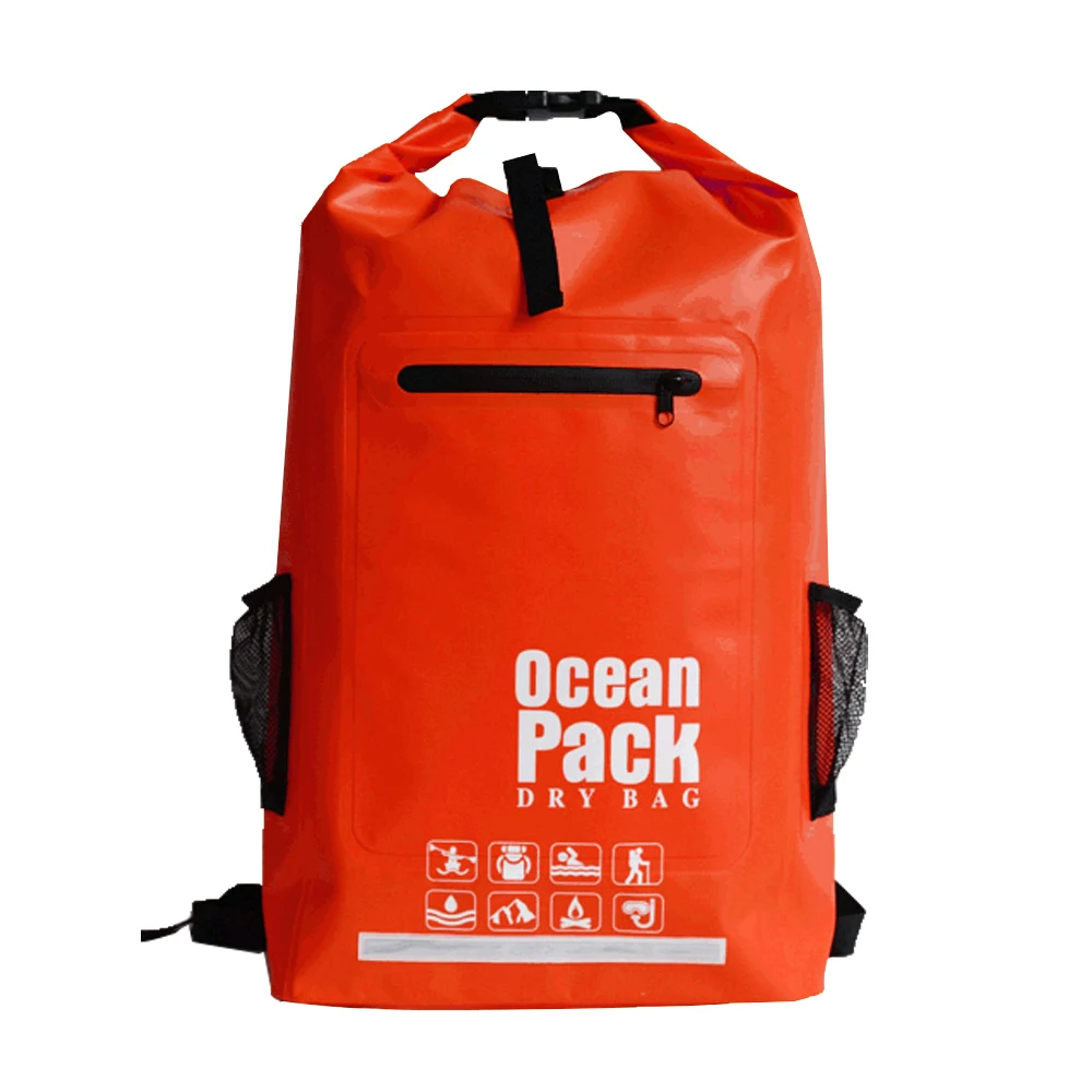 

Adventure Outdoor Sports Hiking Backpack Waterproof Roll Top Dry Bags Backpack, 9 colors approved