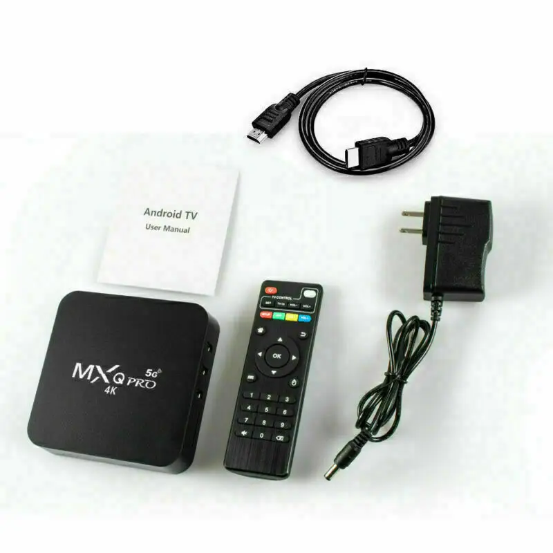 

MX Pro 4K HD 5G Wifi S905 Android 9.0 Quad Core Smart TV Box Media Player 8/16GB MXQ-PRO5G