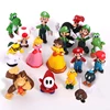 High quality 18pcs/set Super Mario Bros Luigi collectible toy PVC Action Figures collection