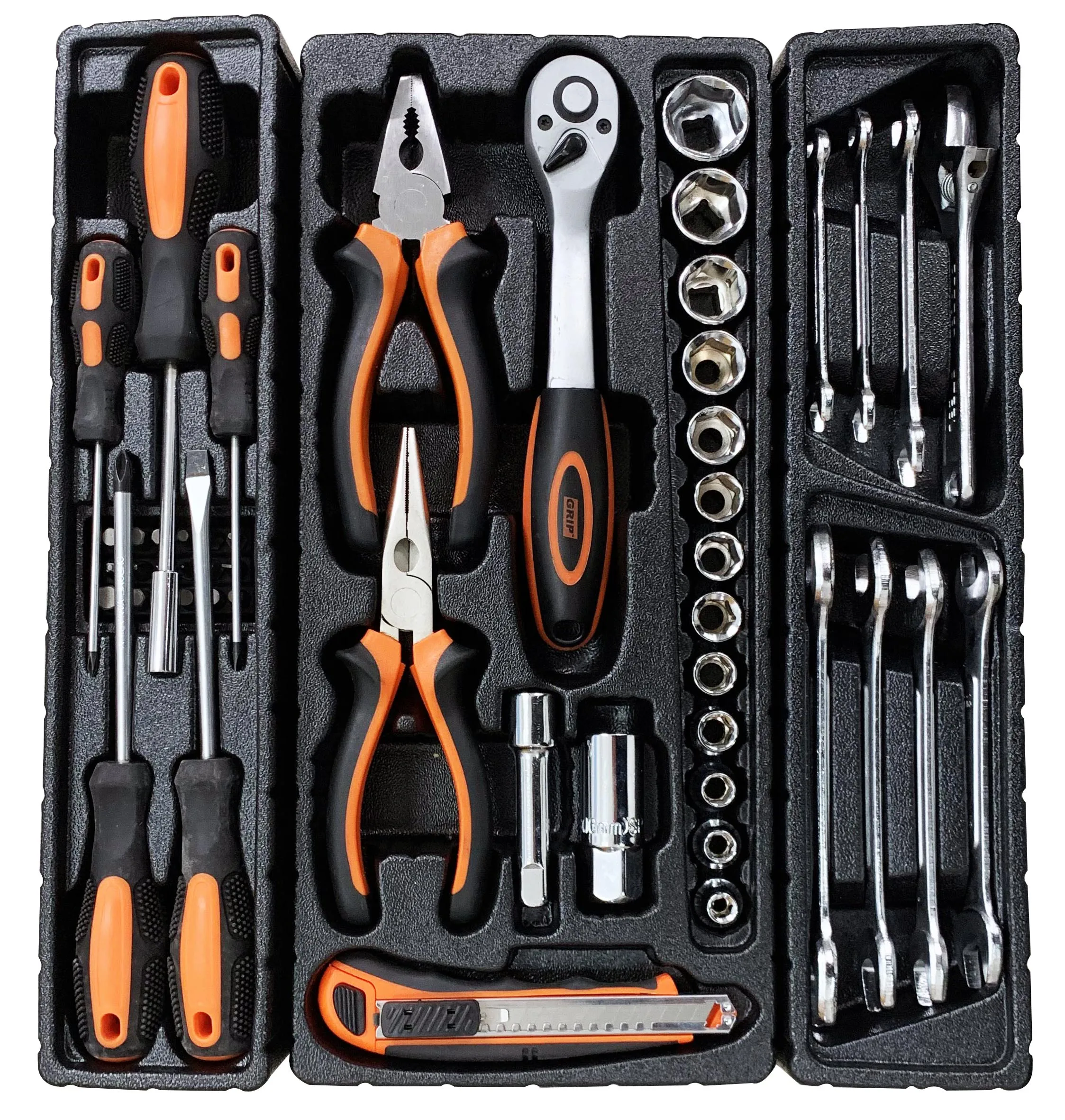 
50 PCS High performance car repair tool set manufacturer workshop cheap China hand tools for sale 