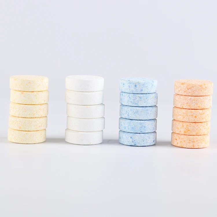 

Colorful multi - functional cleaning tablets