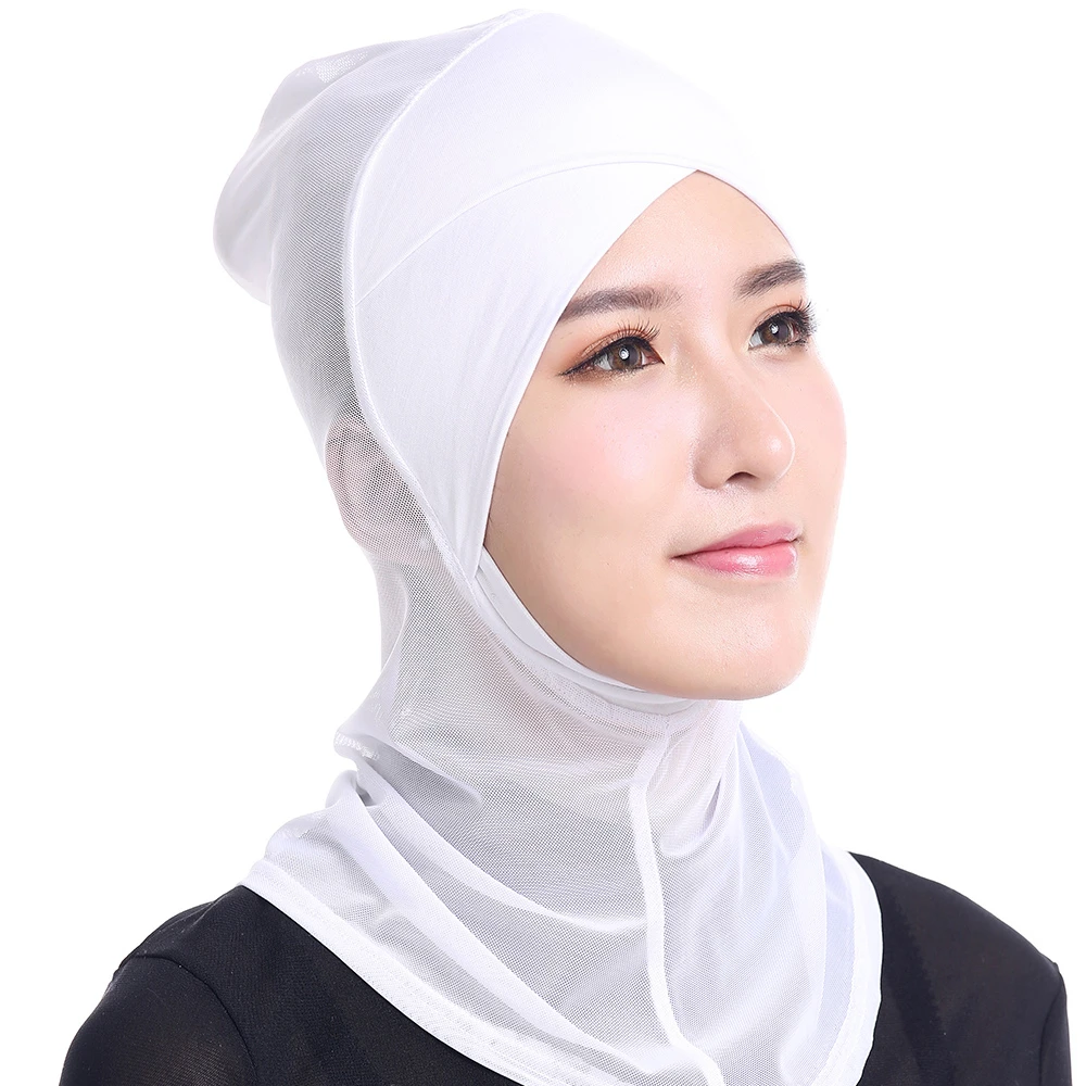 

Islamic clothing wholesale khimar jilbab inner cap hijab islamic hijab muslim prayer cap scarf hijab, 12 colors