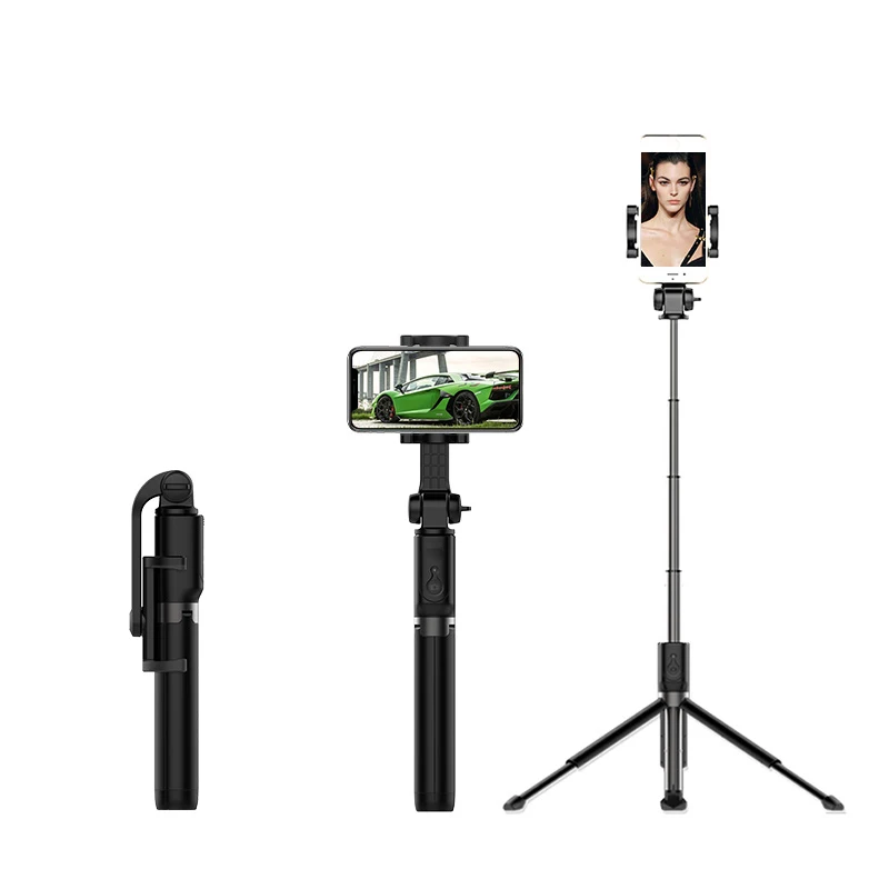 

Original selfie stick 360-degree horizontal and vertical dual-screen rotating stand tripod stand for phone