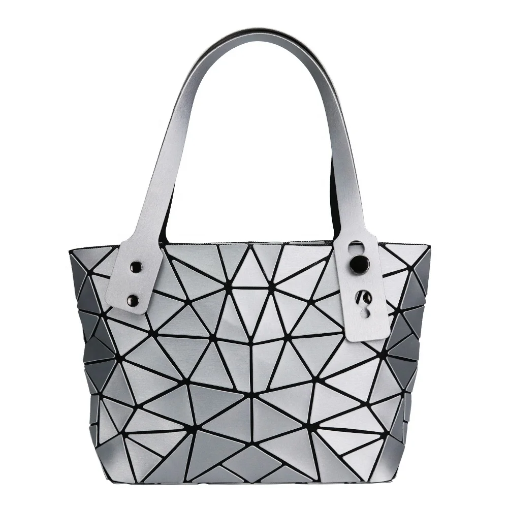 

Shoulder Bags PU Solid Color Chain Geometric Crossbody Bags For Women, Gold, silver
