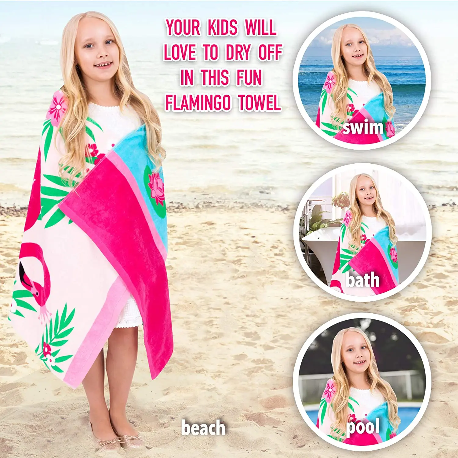 child beach towel 