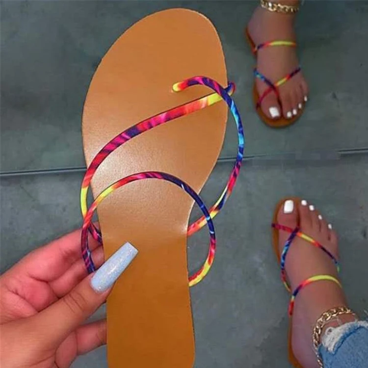 

New Summer ladies Open Toe cheap beach summer flat sandals Summer Fashion Casual Outdoor women flip flop slippers