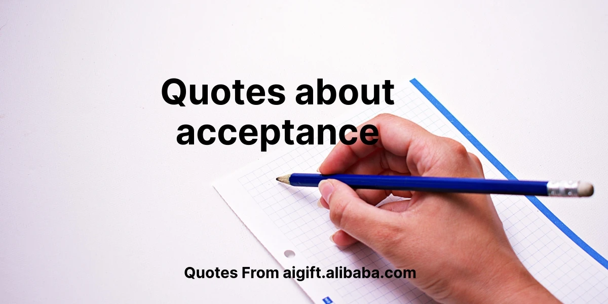 quotes about acceptance