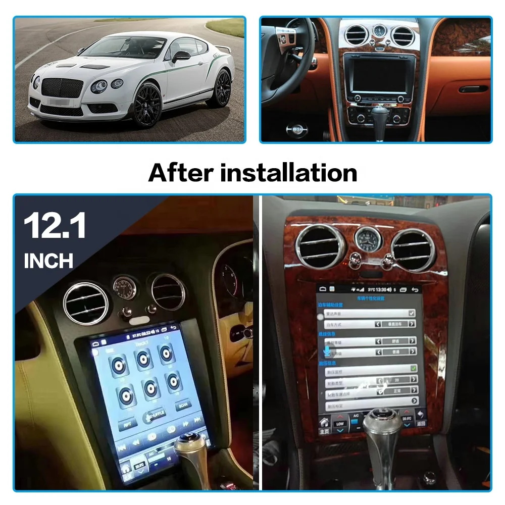 

Android 11 6+128G Tesla screen For Bentley Continental Flying Spur Speed Car Multimedia GPS Navigation Radio player