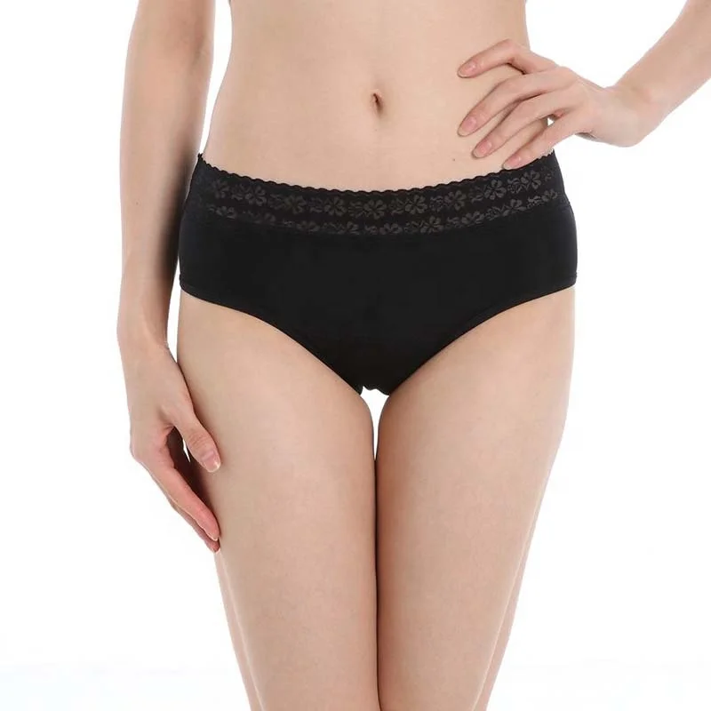 

Heavy Days Super Absorbent Hiphugger 4 Layers Leak Proof Women Underwear Cotton Menstrual Period Panties