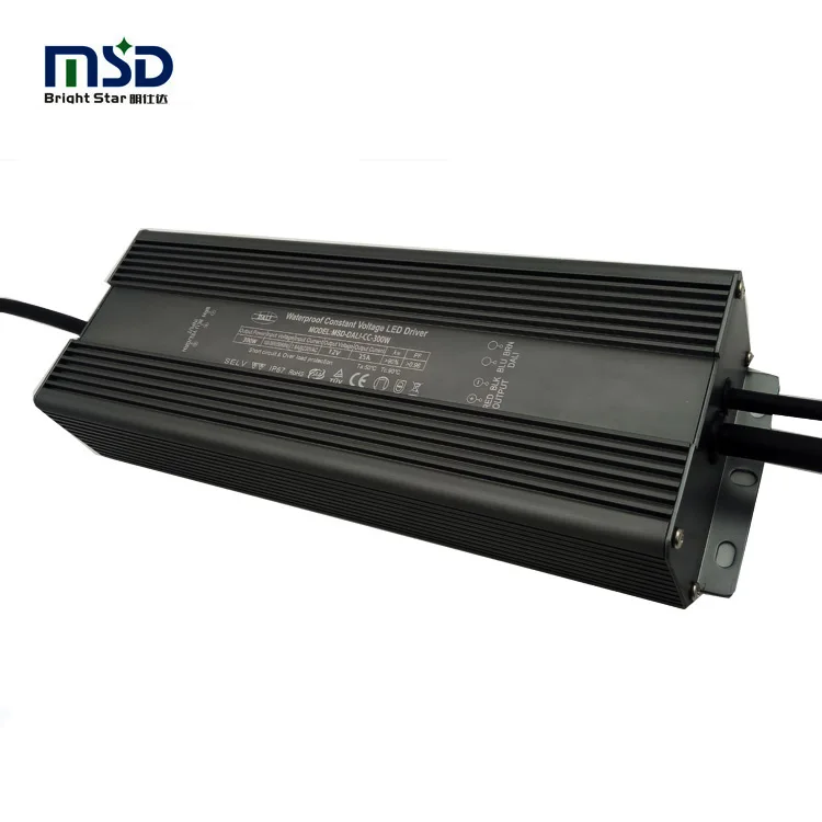 350w ac 220v to dc 12v 24v 36v led power supply with 5 years warranty 48V High PFC IP67 waterproof led controller for outdoor