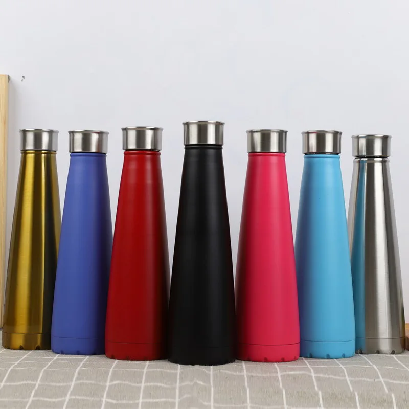 

NEW Style Logo Custom Double Wall Stainless Steel Metal Water Bottle, Customized color acceptable