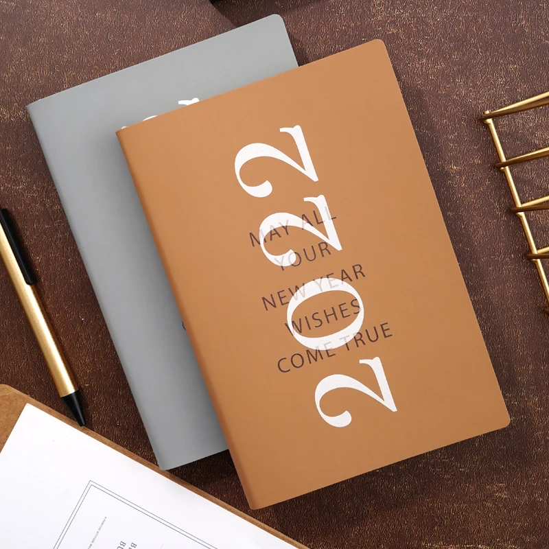 

New arrival printing pu leather a5 weekly diary planner 2023 2024
