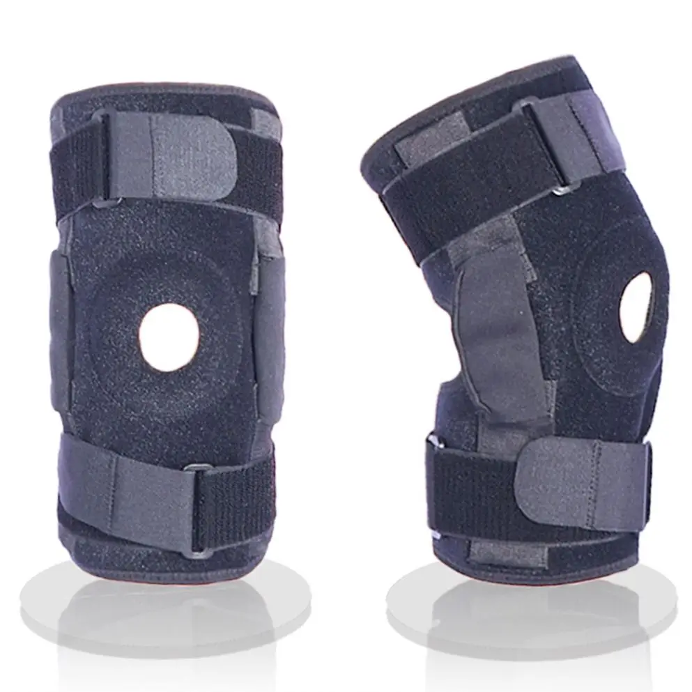 

Wholesale knee brace joint hinged knee brace for braces knee, Black