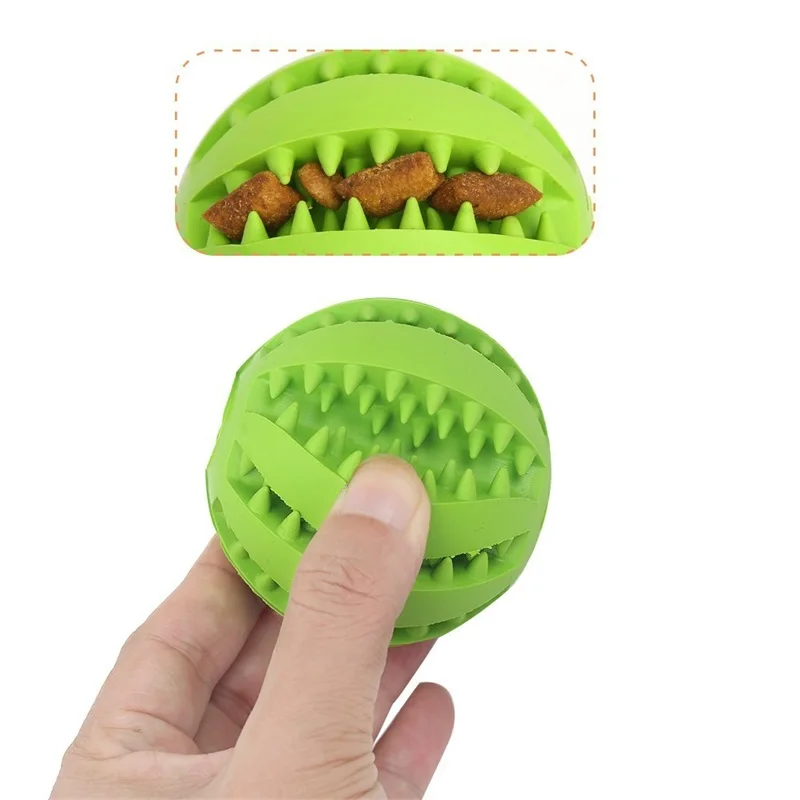 

Iq Training Ball Dog Chew Toy Dog Toys Bouncing Ball Ultra-Light Outdoor Pet Toy, Yellow,blue,green,red