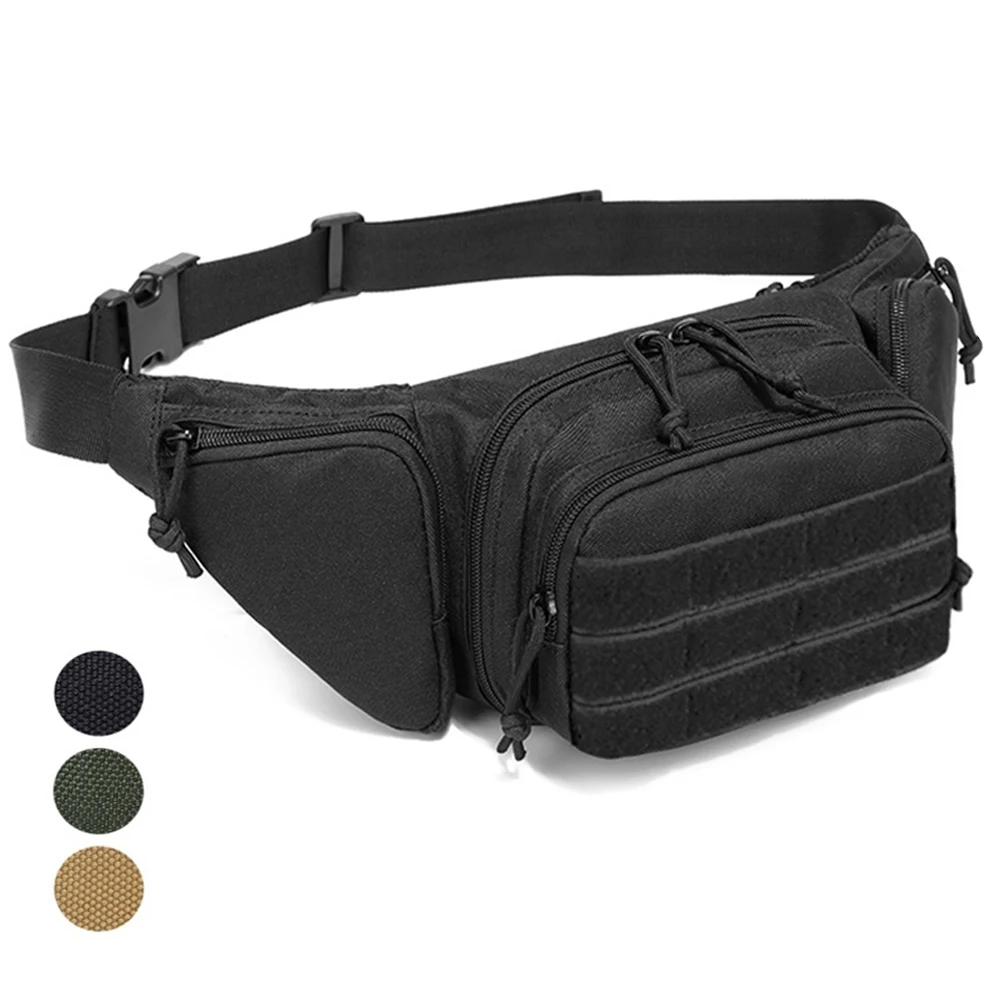 

Tactical Military Tactical Waist Bag Holster Fanny Pack Concealed Carry Bag Gun Holster Gun Pistol Pouch, Custom
