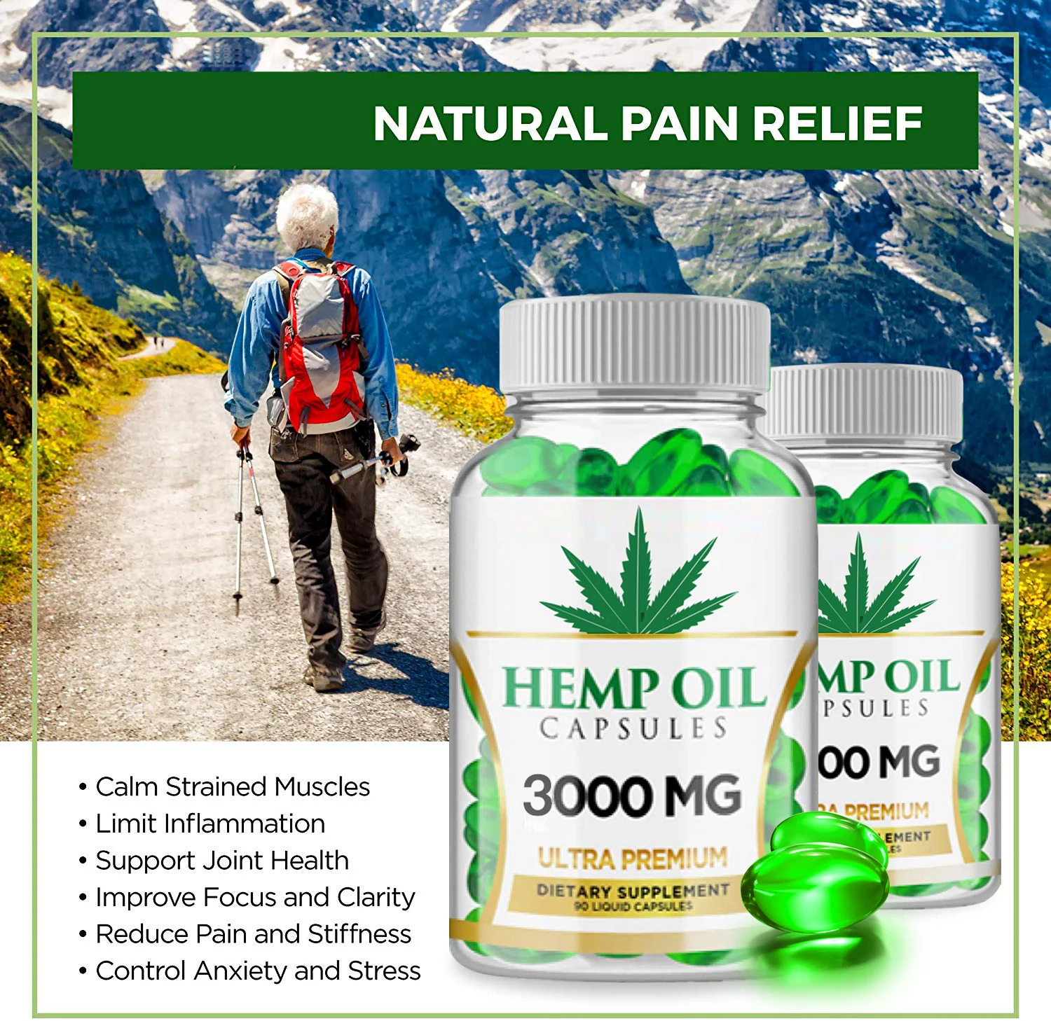 热卖5000 毫克大麻油为宠物帮助你的宠物止痛