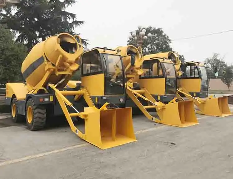 3.5 cbm self loading concrete mixer